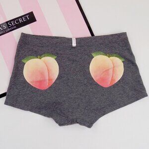 nwt! VS PINK peach on butt boyshort boxer shortie undies